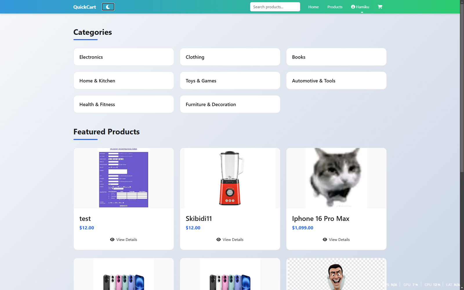 E-Commerce Website